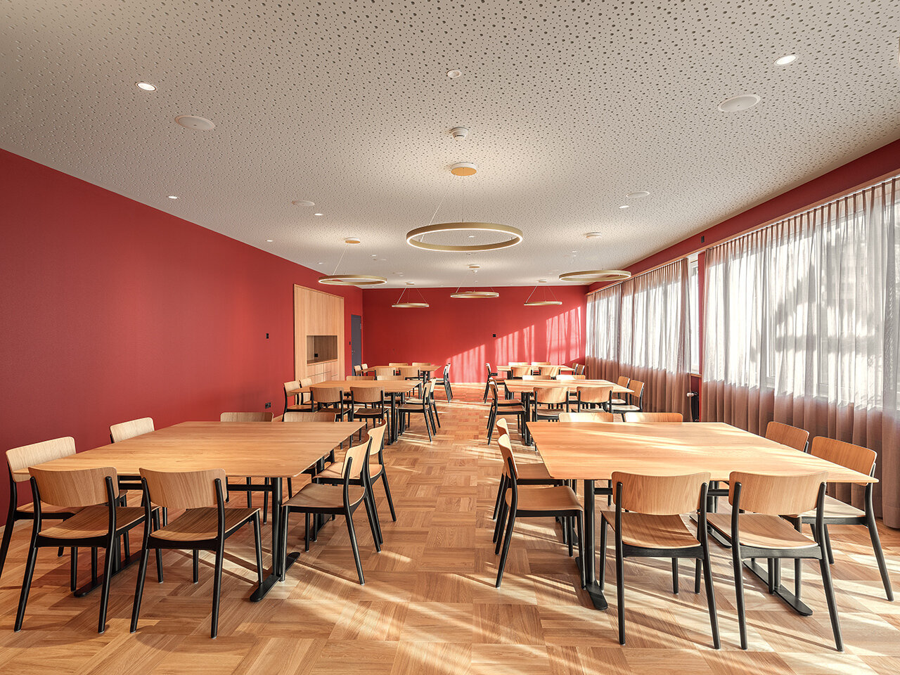 Neues Verpflegungskonzept Altersbetreuung Stiftung Leben im Alter, Herisau – Mehrzweckraum | Architektur: Roger Bechtiger Architektur, SG